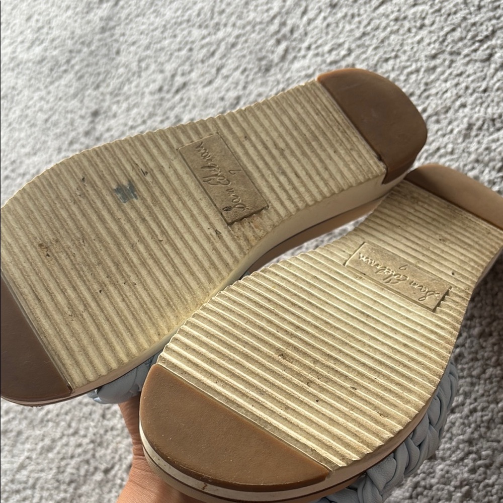 Sam Edelman Light Blue Braided Slide Sandals - Picture 6 of 6
